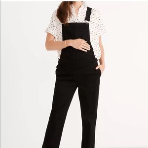 Black Madewell maternity overalls XXS